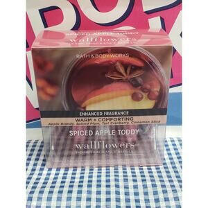 BBW Spiced Apple Toddy ENHANCED FRAGRANCE WARM & C0MFORTING Wallflower Refills